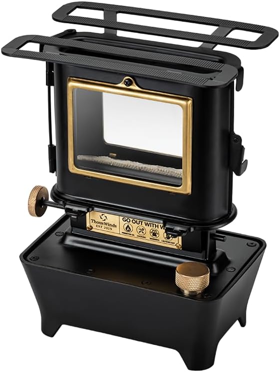 アウトドア用アイロンストーブ ファイヤーダンスストーブ 替え芯付き