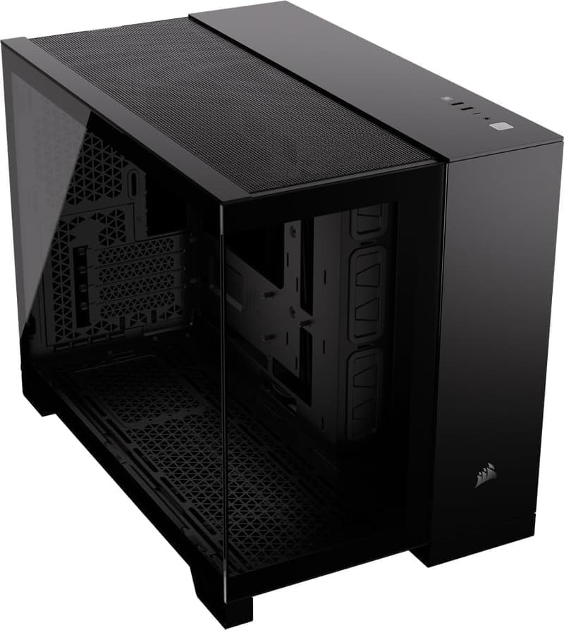 CORSAIR 2500X マイクロATX デュアルチャンバーPCケース ブラック