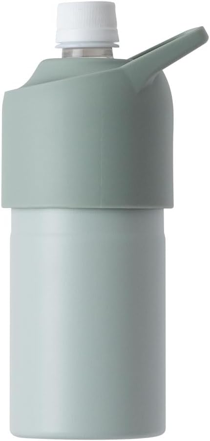 真空断熱ペットボトルホルダー 500ml/650ml アイスグリーン ハンドル付き