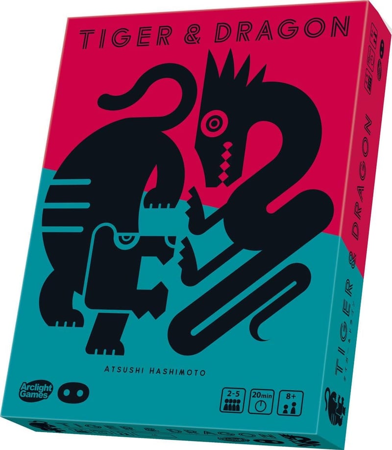 タイガー&ドラゴン ボードゲーム (2-5人用/20分/8才以上)