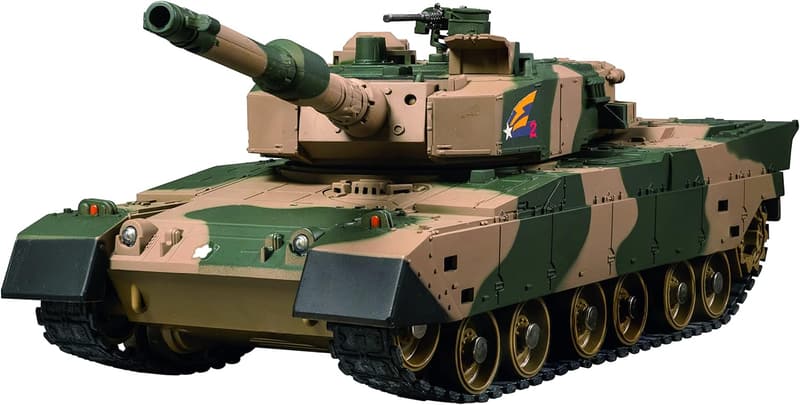 陸上自衛隊90式戦車 1/28スケールラジコン（ジョーゼン ダートマックス）グリーン