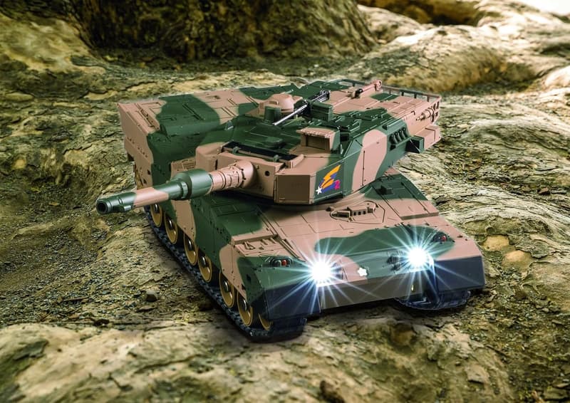陸上自衛隊90式戦車 1/28スケールラジコン（ジョーゼン ダートマックス）グリーン