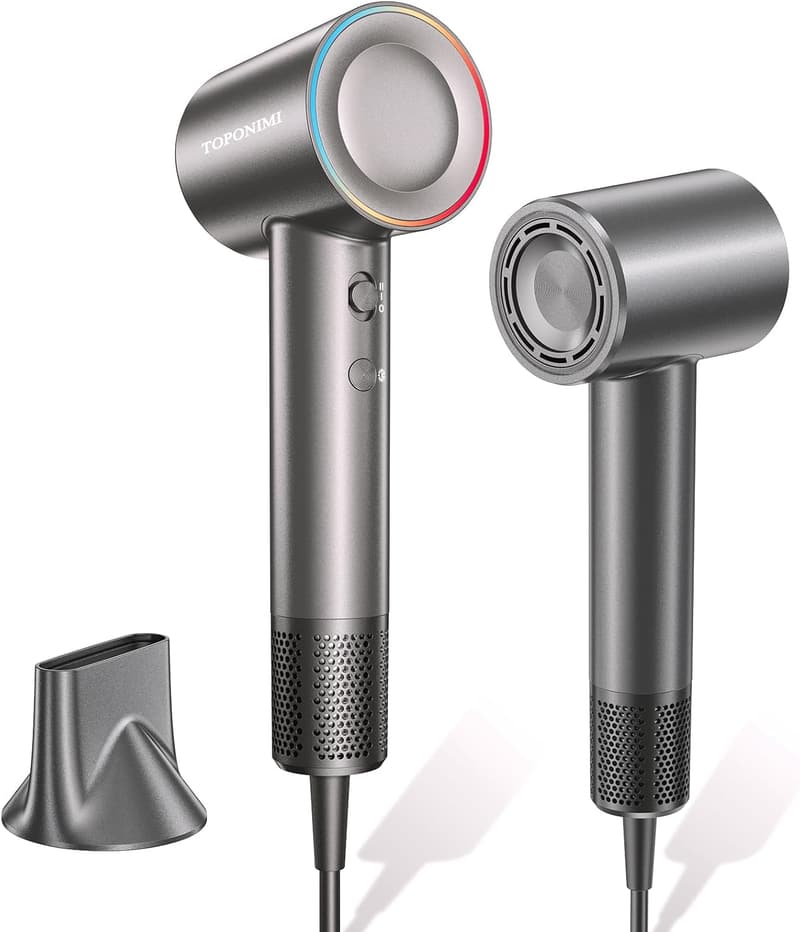 速乾ヘアドライヤー 大風量1200W ブラシレスモーター 静音 低温 22m/s風速 日本PSE認証 家庭用/旅行用