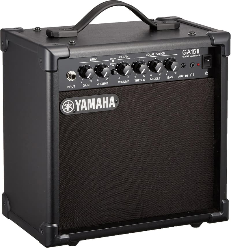 ヤマハ YAMAHA ギターアンプ GA15II ドライブ＆クリーン 2チャンネル 練習用小型アンプ ヘッドホン端子・Aux in付