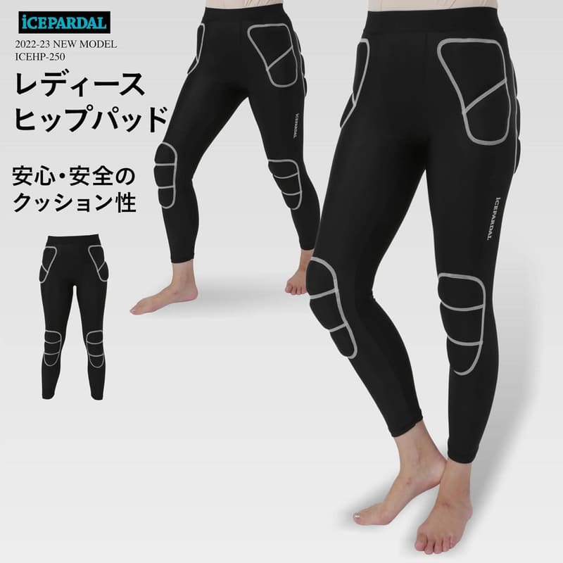レディース スノーボード ヒップパッド プロテクター M/L - EVAフォーム＆低反発ウレタン2層パッド