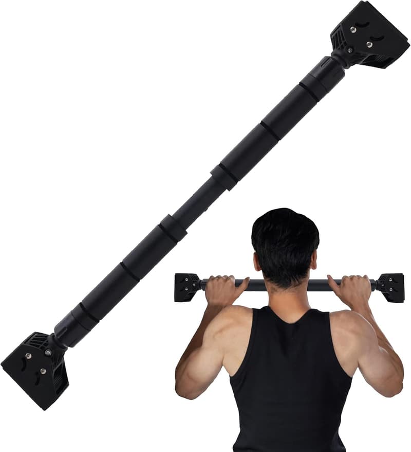 自宅トレーニング用 ワンタッチ設置 懸垂バー 150kg耐荷重