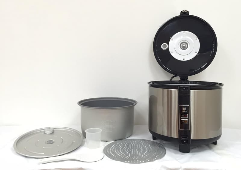 ステンレス製 タイガー 炊飯器 5合 一升炊き JCC-270P-XS