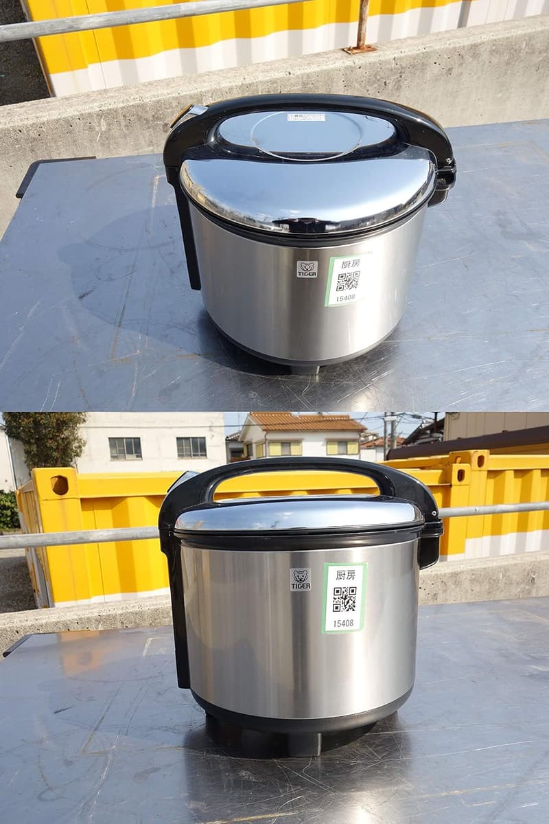 ステンレス製 タイガー 炊飯器 5合 一升炊き JCC-270P-XS