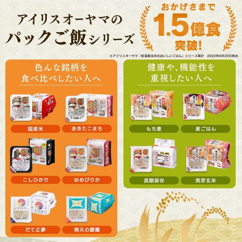 長期保存できる非常食 白飯パック うるち米 180g ×12個