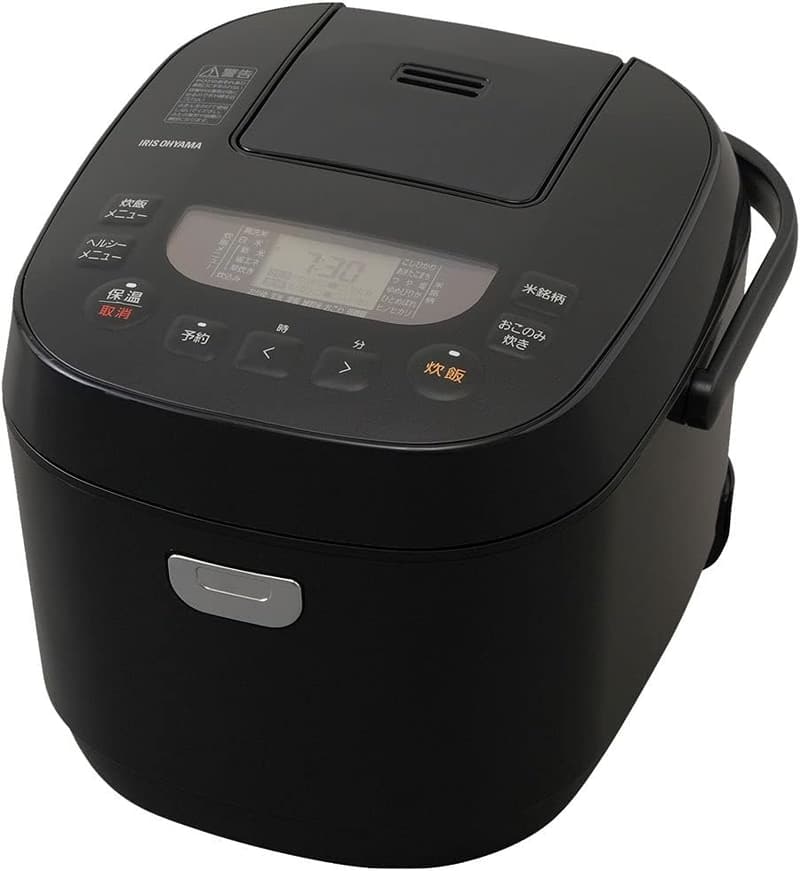 アイリスオーヤマ 玄米炊飯器 10合 マイコン式 極厚火釜 ブラック RC-ME10-B