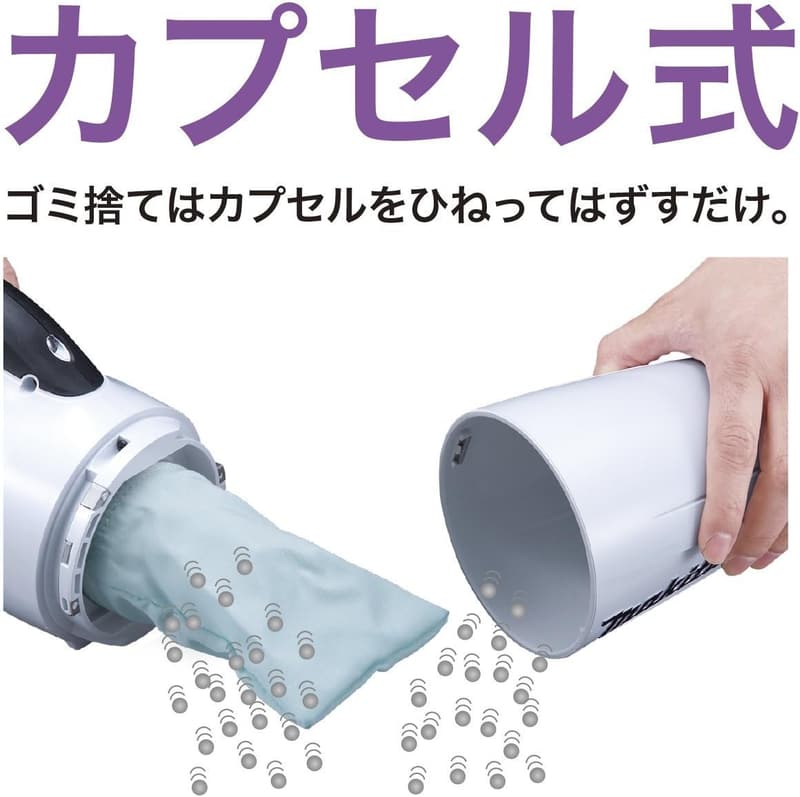 マキタ 18V カプセル式コードレス掃除機 CL180FDZW（バッテリー別売）