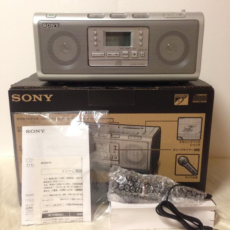 SONY CDラジカセ W78 シルバー