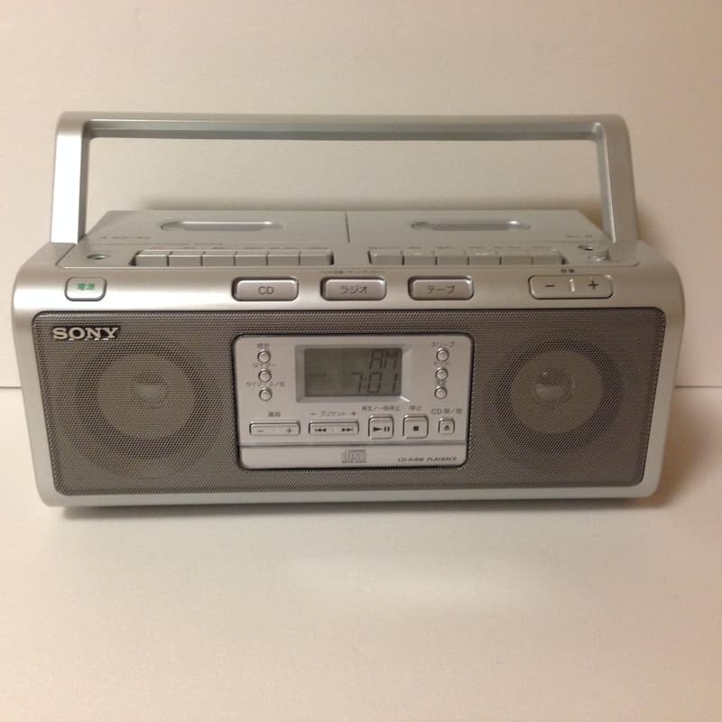 SONY CDラジカセ W78 シルバー