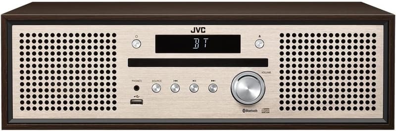JVC NX-W30 ミニコンポ Bluetooth搭載 ウォールナット仕上げ CD/FM/USB対応