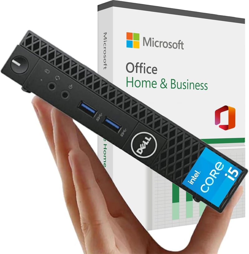 整備済み Dell 超小型PC OptiPlex 3050/7040 Micro | Intel Core i5 | DDR4 16GB | 512GB SSD | Win11 Pro & Office 2019搭載