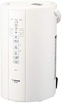 象印 スチーム加湿器 4.0L 木造8畳/プレハブ洋室13畳対応 自動加湿3段階 タイマー付き ホワイト EE-DA50-WA