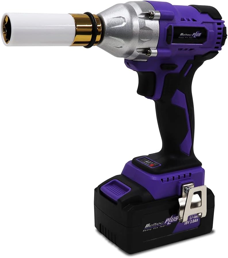 充電式電動インパクトレンチ タイヤ交換ツール 320N・m トルク調整 17・19・21mmソケット付き MP-100
