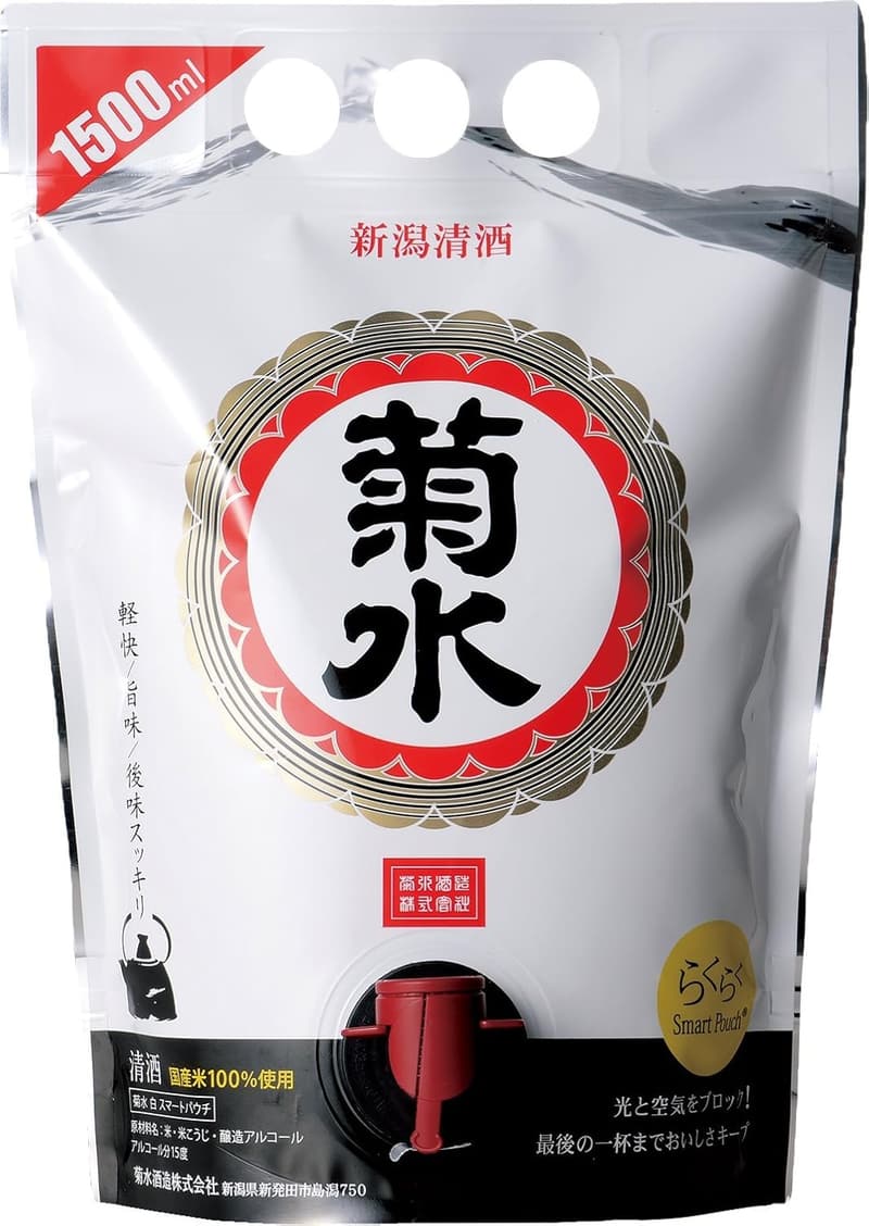 菊水 白スマートパウチ 1500ml － 水分補給用飲料
