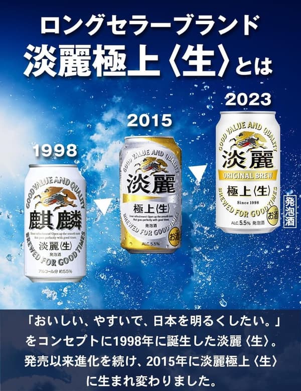 淡麗 極上〈生〉 発泡酒 350ml×24本