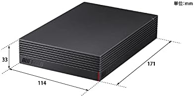 外付けHDD 4TB - パソコン・テレビ録画用 (バッファロー HD-EDS4U3-BE)