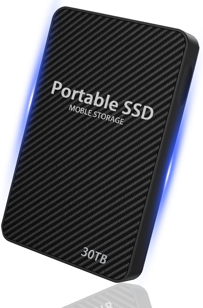 30TB 外付けHDD 超高速データ転送 5年保証 耐衝撃・防塵・防滴 Windows/Mac対応 ポータブルストレージ