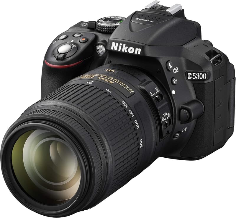 Nikon D5300 ダブルズームキット ブラック 2400万画素 デジタル一眼レフカメラ