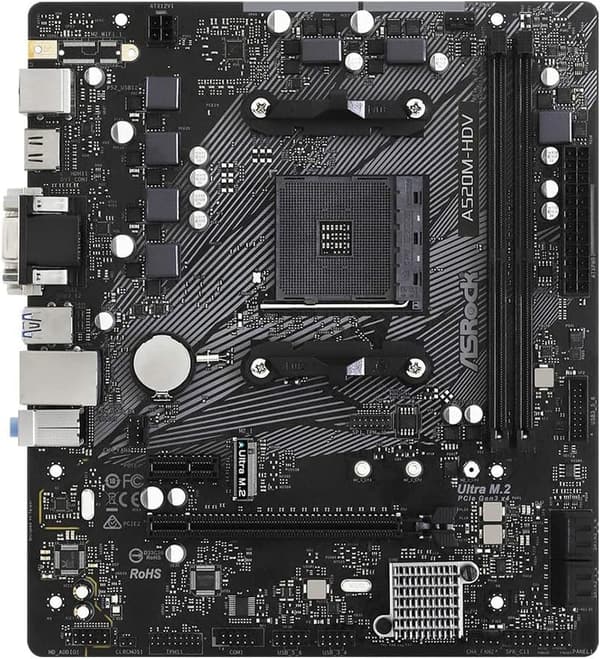 AMD Ryzen 3000/4000対応 A520チップセット搭載 Micro ATX マザーボード【正規代理店品】