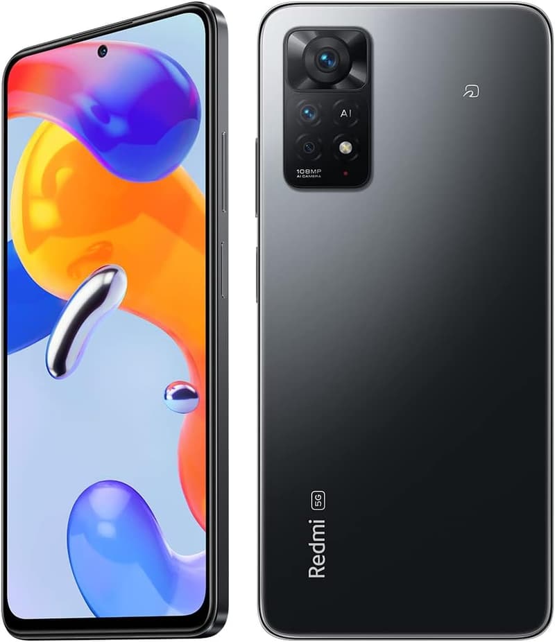 Redmi Note 11 Pro 5G SIMフリースマートフォン 日本語版 6GB+128GB 120Hzディスプレイ グラファイトグレー【日本正規代理店品】