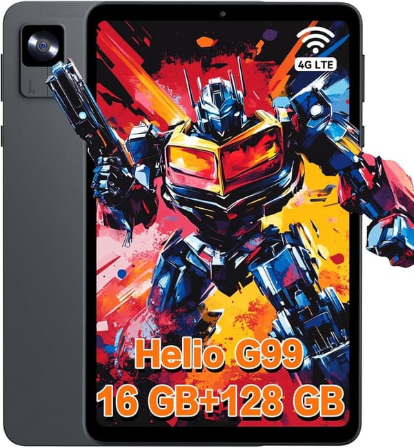 【SIMフリー Android 15 タブレット 8インチ Helio G99 16GB+128GB】