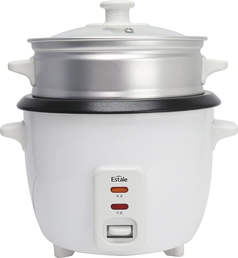 便利な3合炊飯器＆スチームクッカー ララクック MEK-76