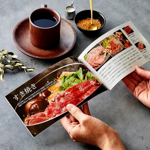 米沢牛カタログギフト 2種類から選べるグルメセット 20000円 結婚祝い＆内祝い【赤】