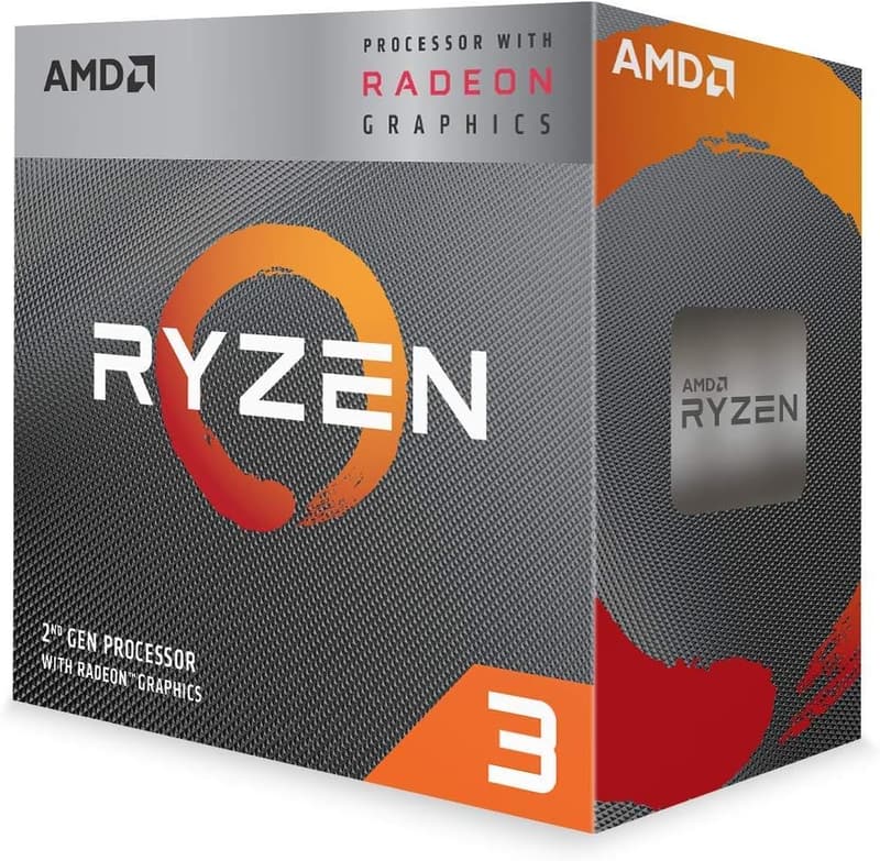 AMD Ryzen 3 3200G 3.6GHz 4コア CPU (Wraith Stealthクーラー付) 三年保証