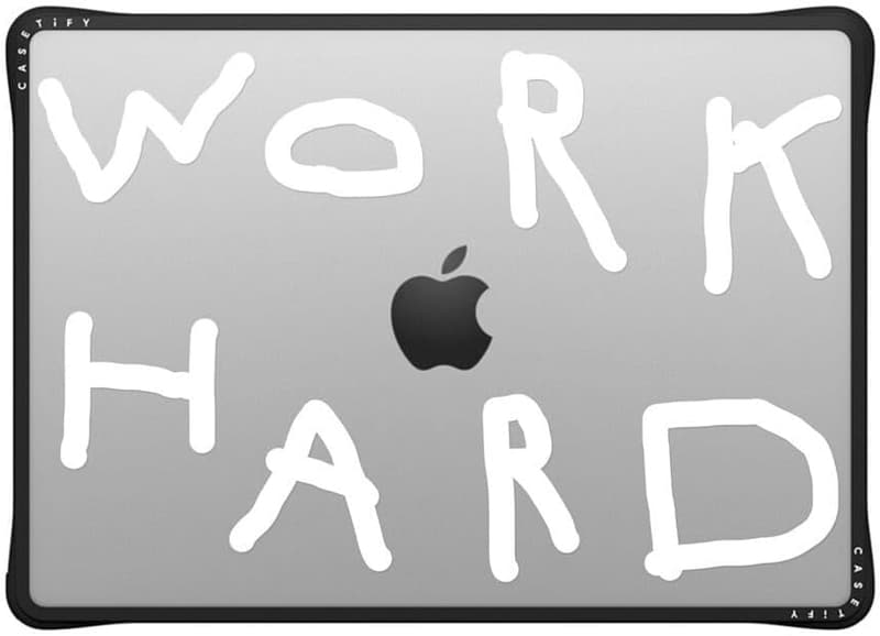 MacBook Pro 14インチ (M1-M4) インパクトケース - WORK HARD ホワイト