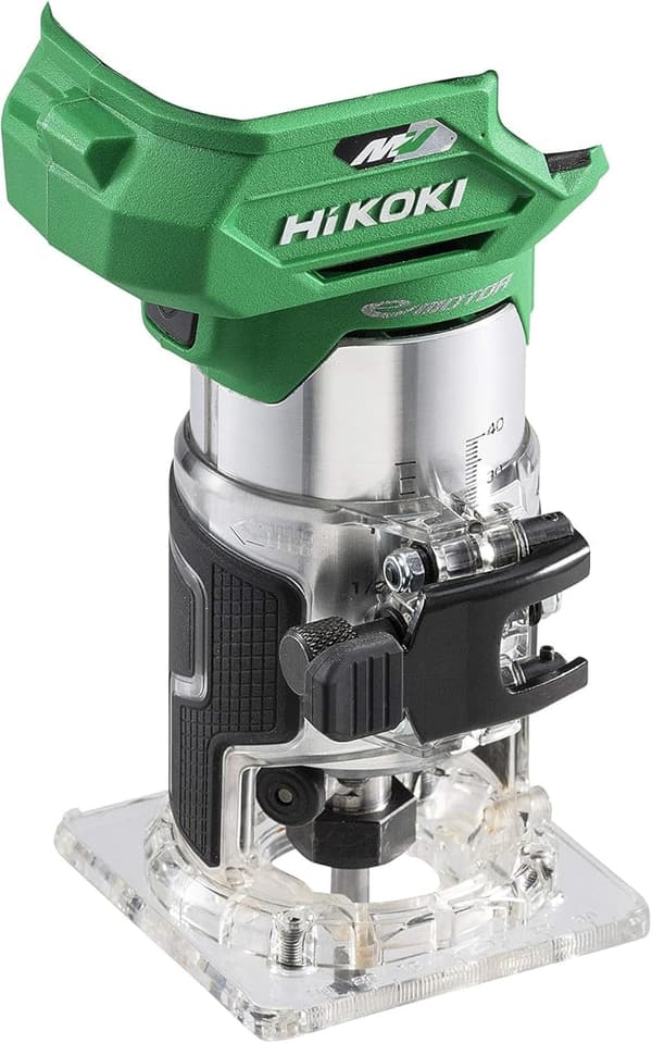 ハイコーキ 36V トリマ M3608DA 軸径6mm・8mm対応 (バッテリー・充電器・ケース別売)