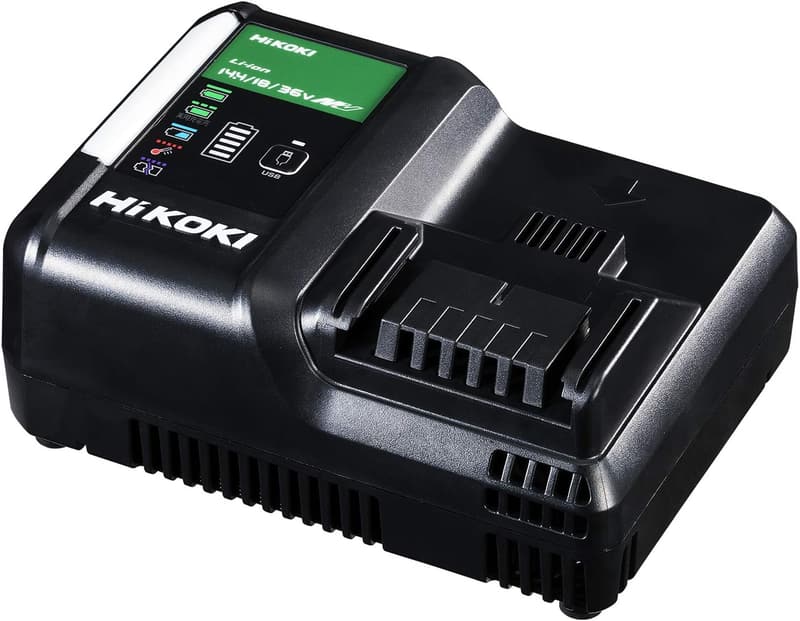 HiKOKI 急速充電器 14.4V~18V対応 USB端子付 低騒音タイプ UC18YDL2