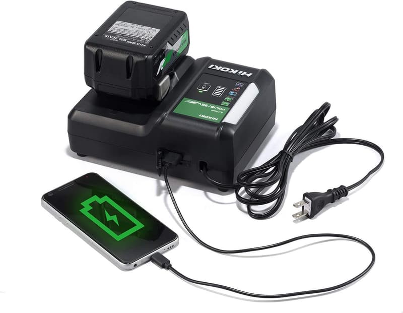 HiKOKI 急速充電器 14.4V~18V対応 USB端子付 低騒音タイプ UC18YDL2