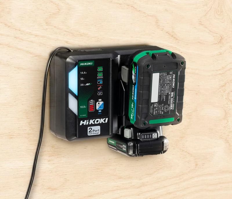 HiKOKI 10.8V/14.4V/18V対応 2ポート急速充電器 UC18YDML