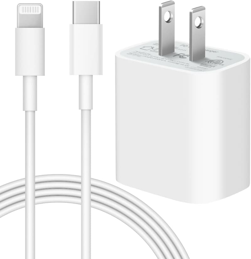 iPhone 充電器 20W PD 急速充電 MFi/PSE認証 USB-C接続 電源アダプター 2mケーブル付