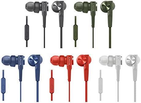 重低音イヤフォン MDR-XB55AP カナル型 リモコン・マイク付き グリーン