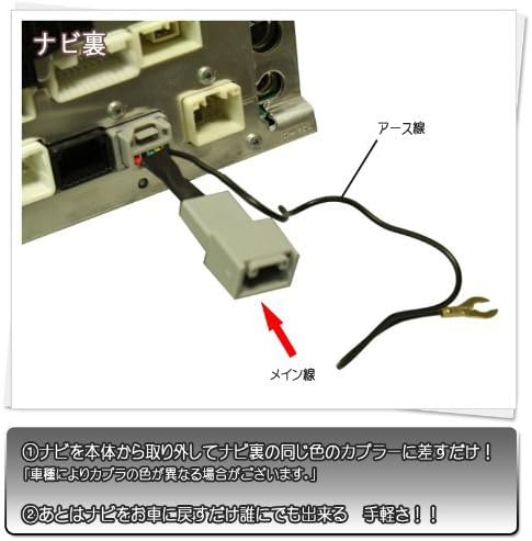 トヨタ・ダイハツ純正ナビ用走行中テレビ視聴キット【5個セット】