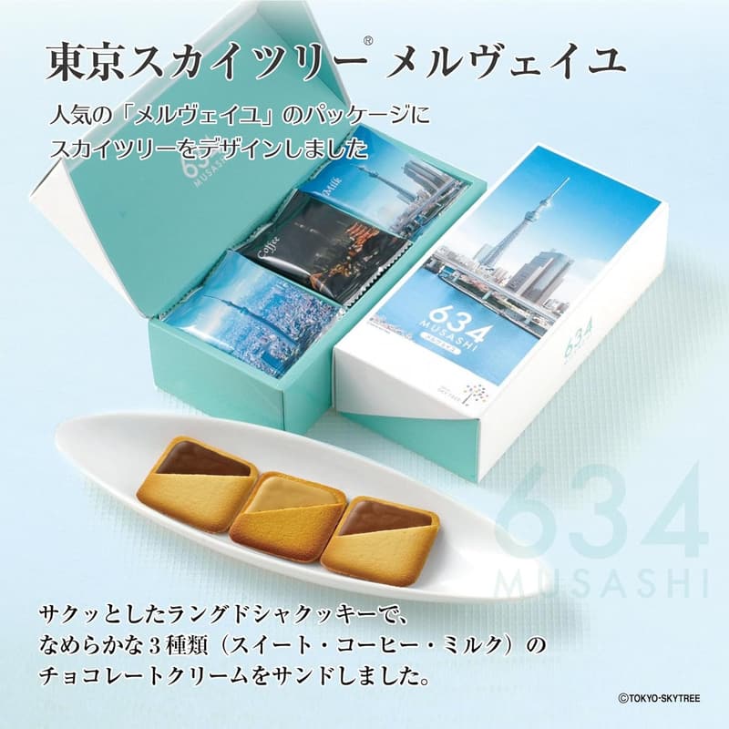 東京スカイツリーRデザイン コロンバンメルヴェイユ 15枚セット