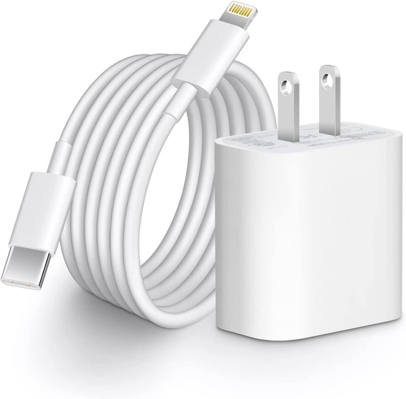 iPhone 充電器 20W PD 急速充電 USB-C 電源アダプター + 2mケーブル