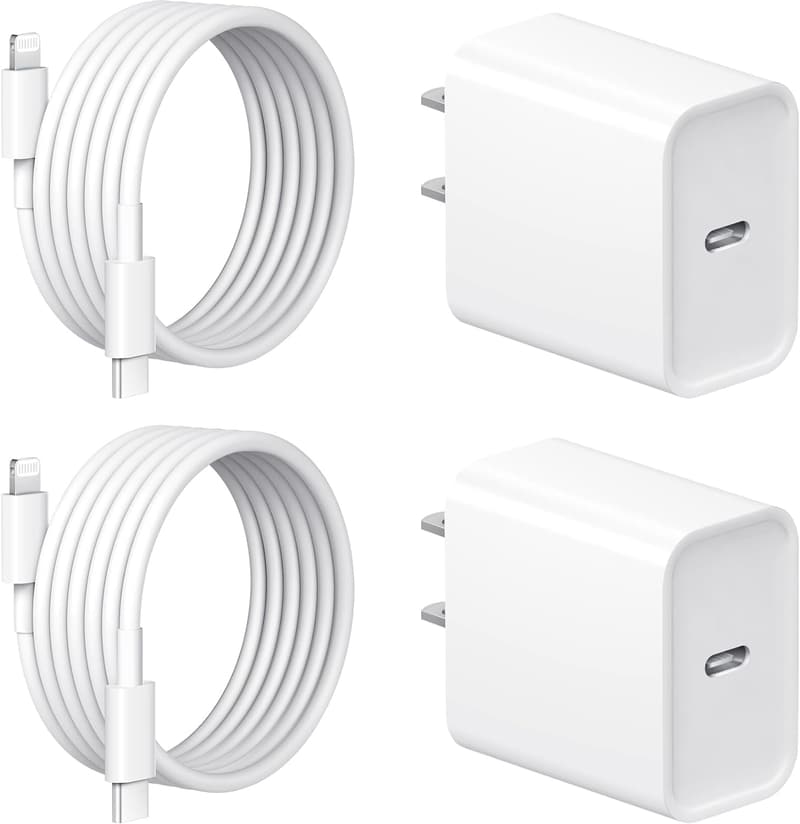 iPhone 充電器 20W 2個セット PD3.0 MFi/PSE認証 USB C - Lightningケーブル 1.8m 高速充電
