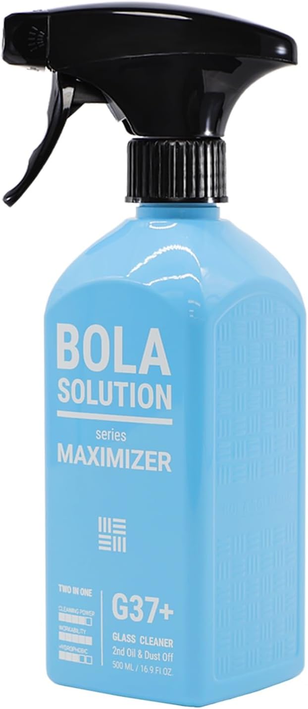 油膜取りガラスクリーナー 車内用マルチクリーナー 撥水性【BolaSolution G37+】