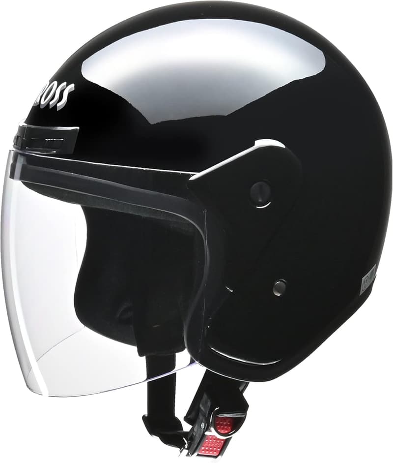 バイク用ジェットヘルメット ブラック CR-720