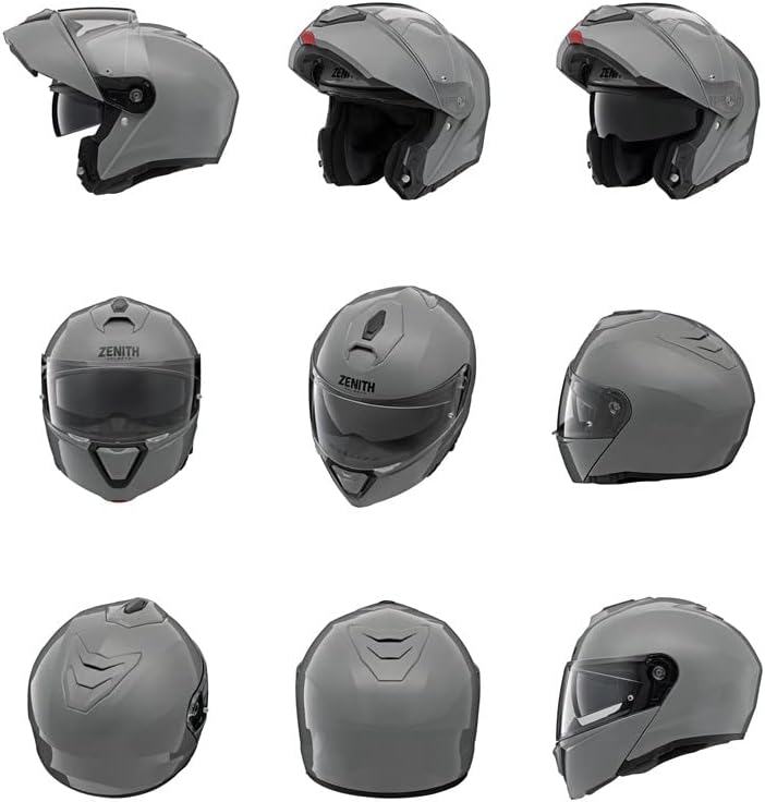 バイクヘルメット YJ-21 ZENITH サンバイザーモデル セミフラットブラック Lサイズ 58~59cm
