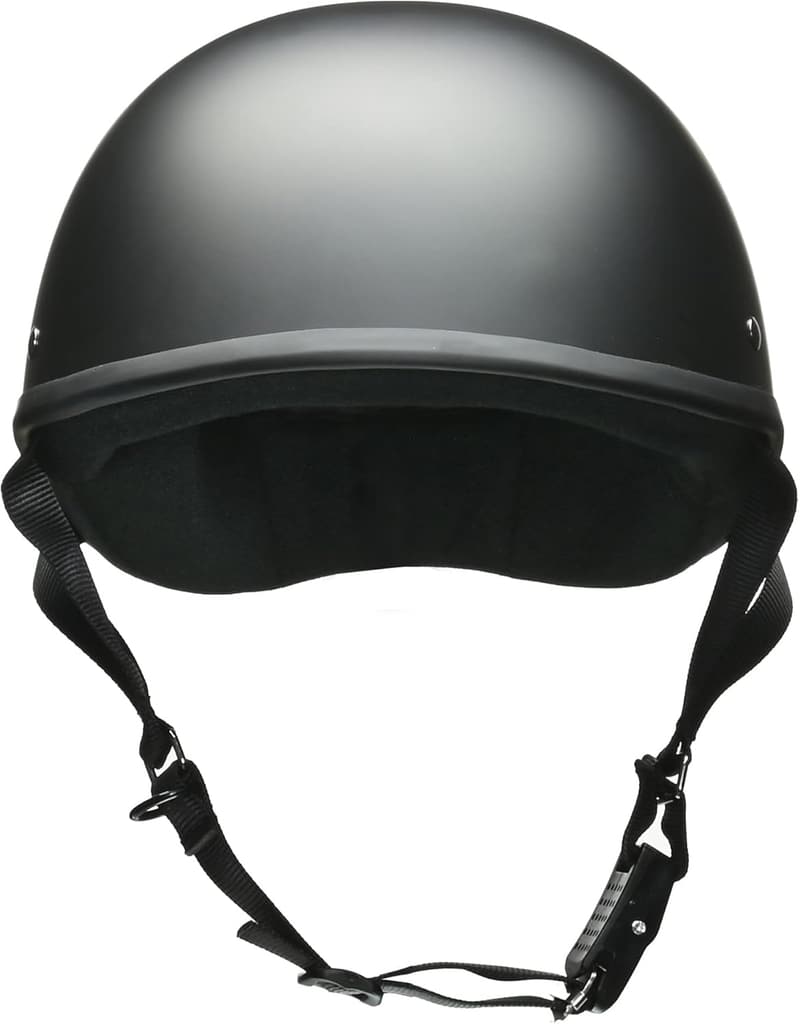 バイクヘルメット ハーフ DALE マットブラック フリーサイズ (57-60cm) 125cc以下用