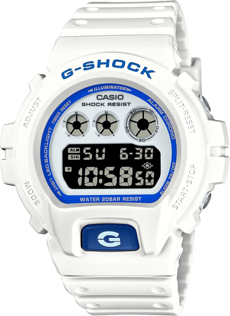 HIDDEN GLOWシリーズ メンズ腕時計 DW-6900HDS-7A1JF ホワイト【国内正規品】