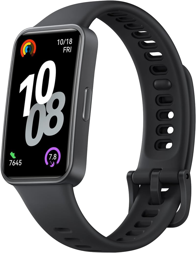 HUAWEI Band 10 スマートウォッチ 薄型軽量・24時間睡眠管理・情緒モニタリング 14日間バッテリー 充電スピード快適 iOS/Android対応 ブラック