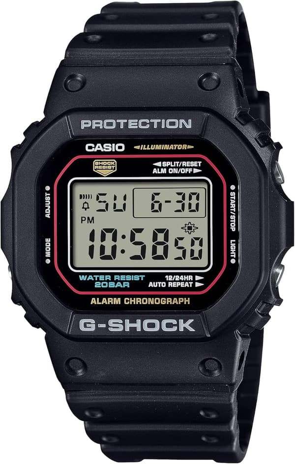メンズ ブラック G-SHOCK DW-5600RL-1JF 腕時計【国内正規品】